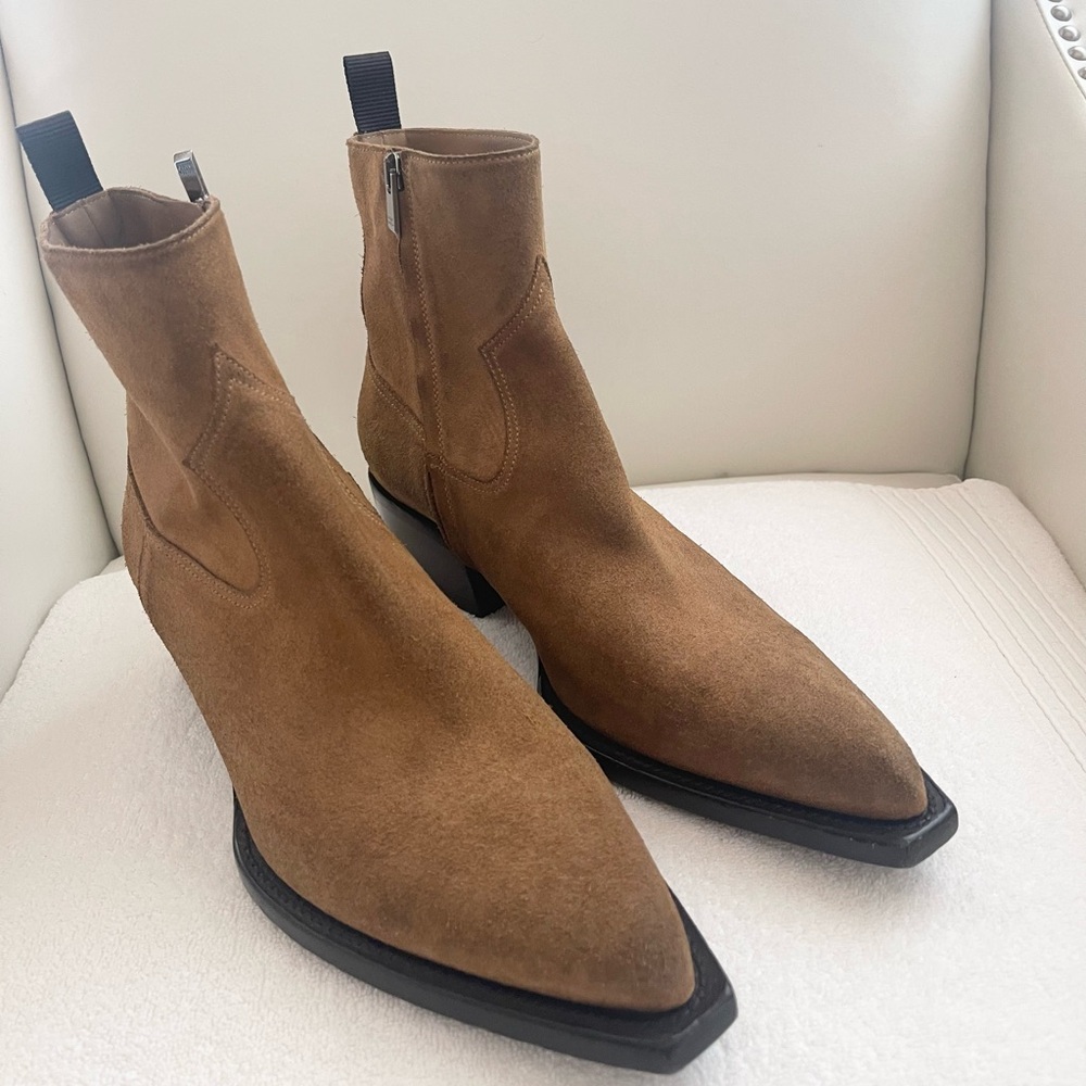 NEW Golden Goose Debbie Pointed Toe Western Boot (Men) - Picture 3 of 14